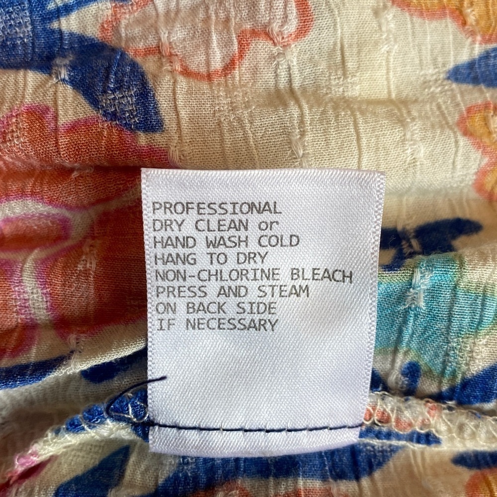 Rachel Roy Floral Off Shoulder Dress with Pink and Blue - Picture 10 of 11